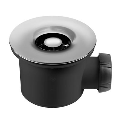 Bonde de douche dôme Ø90 mm en ABS chromé Wirquin