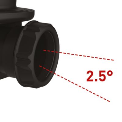 Bonde de douche extra-plate Ø90mm NF minime - Valentin