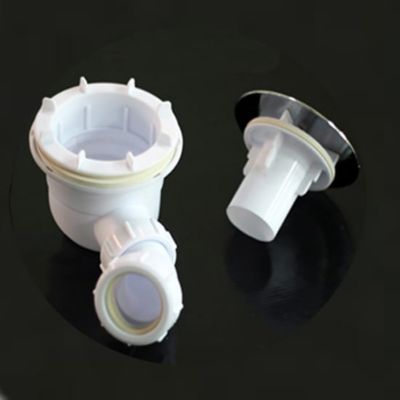 Bonde de douche extra plate avec diamètre 90 mm - installation facile,  évacuation rapide - avec tuyau flexible