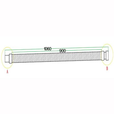 Bonde de douche extra plate avec diamètre 90 mm - installation facile,  évacuation rapide - avec tuyau flexible