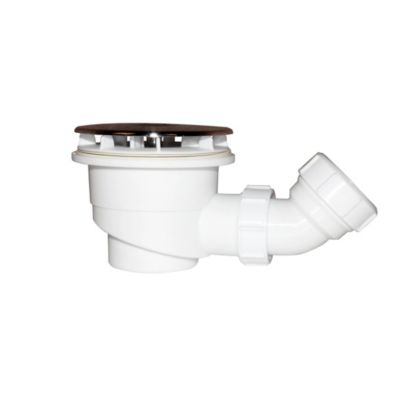 Bonde de douche extra plate avec diamètre 90 mm - installation facile,  évacuation rapide