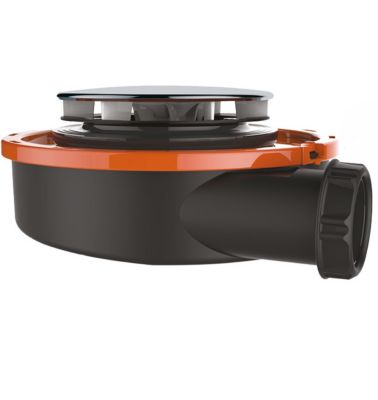 Bonde de douche extra plate Valentin Flush Ø90mm