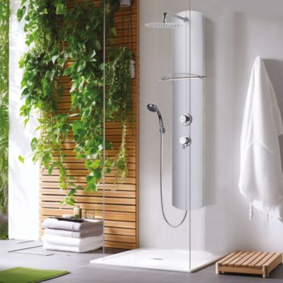 Bonde de douche extra plate Valentin Flush Ø90mm