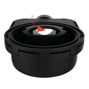 Bonde de douche ultra plate Valentin Smart Ø90mm