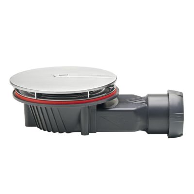 Bonde de douche Wirquin SLIM + ø40 mm dôme métal