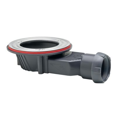 Bonde de douche Wirquin SLIM + ø40 mm sans grille pour plateau