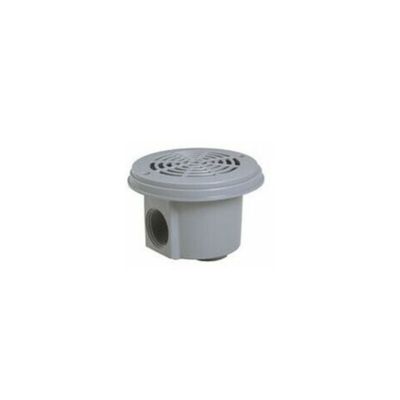 Bonde de fond piscine liner gris pale