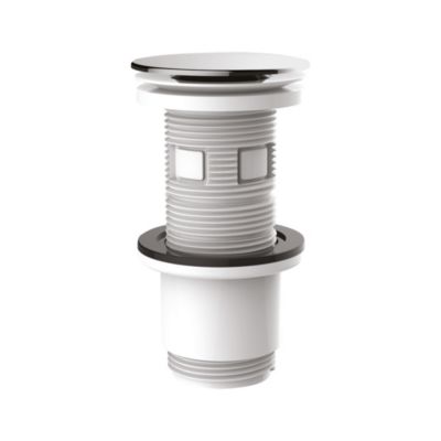 Bonde de lavabo ø65 mm Valentin avec clapet clic clac ou fixe