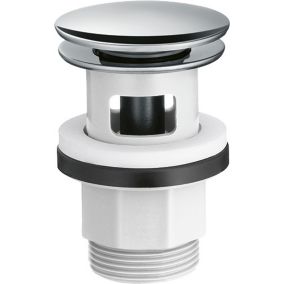 Nemo Go Siphon pour lavabo avec tuyau d'évacuation 5/4xD32 mm sans bonde  chrome - 134016 