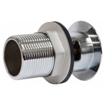 Bonde de lavabo clic-clac avec trop-plein Ø60 mm laiton chromé - Ondee