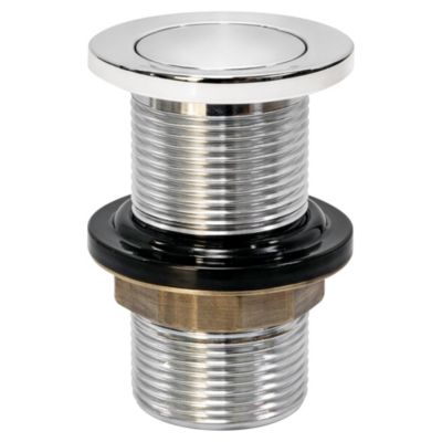 Bonde de lavabo clic-clac sans trop-plein Ø60 mm laiton chromé - Ondee