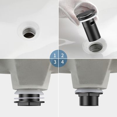 Bonde de Lavabo Pop Up en Laiton Universel AntiBlocage G 1-1/4"