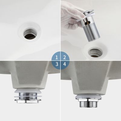 Bonde de Lavabo Pop Up en Laiton Universel AntiBlocage G 1-1/4"