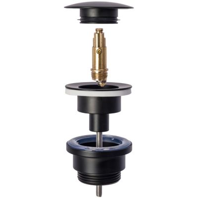 Bonde de lavabo universel REA Clic-Clac Old Black
