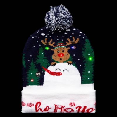 Bonnet Adulte Led Funny  TU - FEERIC LIGHTS & CHRISTMAS