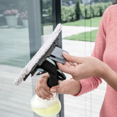 Bonnette microfibres pour nettoyeur de vitres Karcher wv vendue par 2