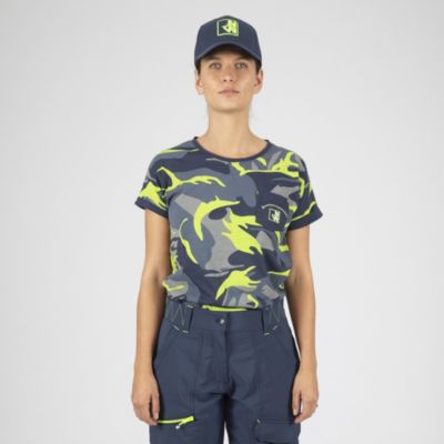bonnie - casquette de travail - 2020 marine , jaune fluo taille unique
