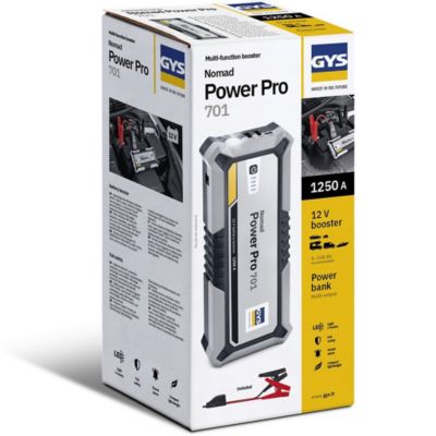 Booster lithium NOMAD POWER PRO 701 - booster 12 V 700 A, 59,2 Wh, portable et compact
