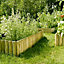 Bordure à planter bois STELMET 55 x h.35 cm