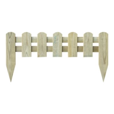 Bordure à planter Stackette bois naturel H.30 x L.60 cm