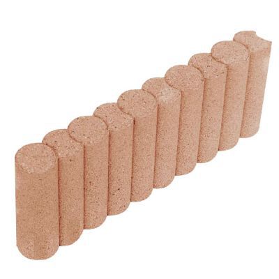 Bordure colonnade droite saumon 50 x 20 cm, ép.6,5 cm