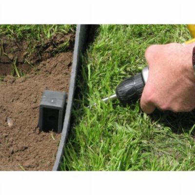 Bordure de jardin Ecolat - Rouleau - Gris - H14cm x 25m - Jardiprotec