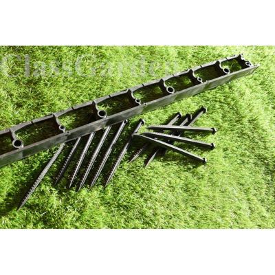 Bordure de Jardin Flexible avec piquets - 4 mètres