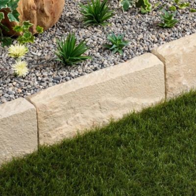 Bordure de jardin Grès Kandla Beige 50x20x8 cm (à l'unité) - RO'MA NATURE