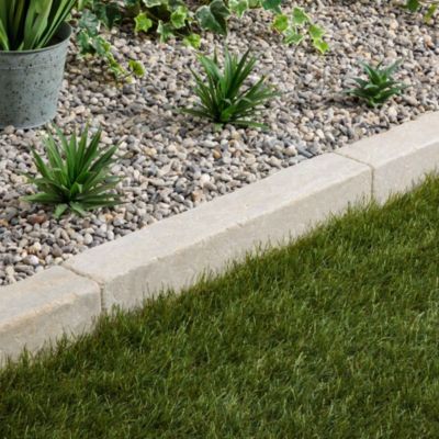 Bordure de jardin Pierre de l'Atlas Beige 50x8x8 cm (lot de 15 bordures soit 7,5 mètres) - RO'MA NATURE