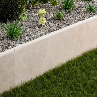 Bordure de jardin Pierre de l'Atlas Beige 61x33x3 cm (à l'unité) - RO'MA NATURE
