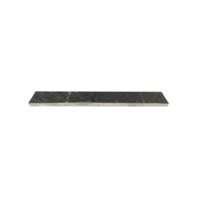 Bordure de jardin Piquet ardoise clivée 80x10x3 cm - Noir  (Lot de 15)