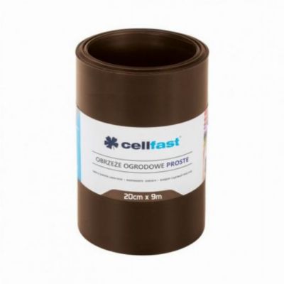 Bordure de jardin - rouleau de 9m10cm - Noir - Cellfast