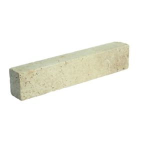 Bordure de jardin travertin 30 x 10 x 10 cm - Beige  (Lot de 5)