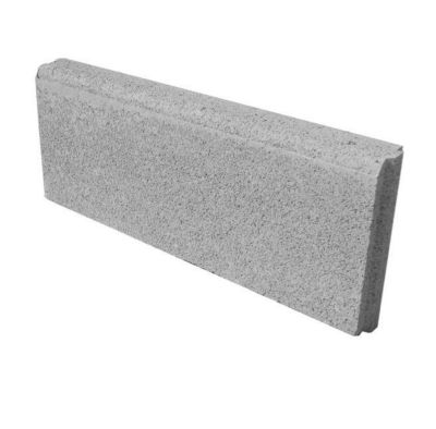 Bordure droite béton gris clair 50 x 20 cm, ép.50 mm