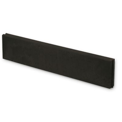 Bordure droite en béton noire 100 x 20 cm, ép.60 mm