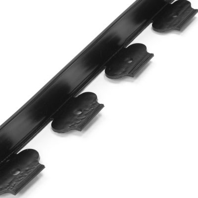 Bordurette de jardin flexible 10 M noire hauteur 5 CM + 30 piquets
