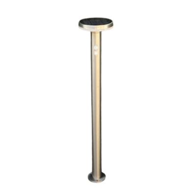 Borne extérieure solaire LIVING avec détecteur de mouvements 85cm Inox