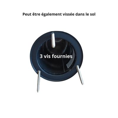 Borne extérieur solaire Orion Lumihome IP44 70/150lm l.7,6 x H.50 x P.9,8 cm