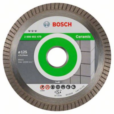 Bosch Accessories 2607019480 - Disque Diamant Turbo 115 Mm Pour Meuleuse