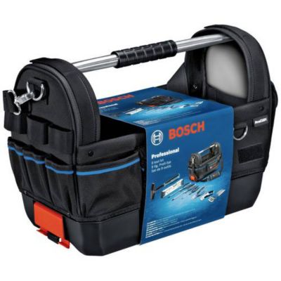 Bosch Professional GWT 20 - Trousse à outils ouverte avec 8 outils et compatibilité L-BOXX