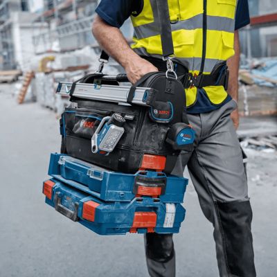 Bosch Professional GWT 20 - Trousse à outils ouverte avec 8 outils et compatibilité L-BOXX