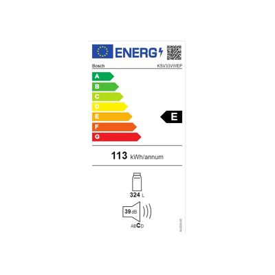 BOSCH Refrigerateur 1 porte 324 litres KSV33VWEP
