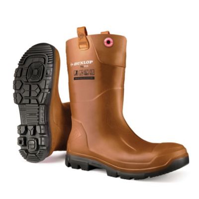 Botte de sécurité fourrée RIGAIR PRO FUR Dunlup S5 CI SRC Marron 42