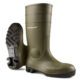 Bottes de sécurité S5 SRA vert/noir PROTOMASTOR FULL SAFETY P45 - DUNLOP - 142VP.45