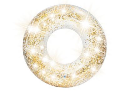 Bouée gonflable Paillettes Or diamètre 119 cm - Intex