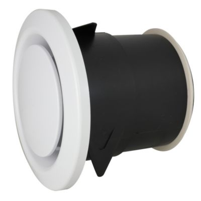 Bouche d'extraction ø100mm blanche Autogyre