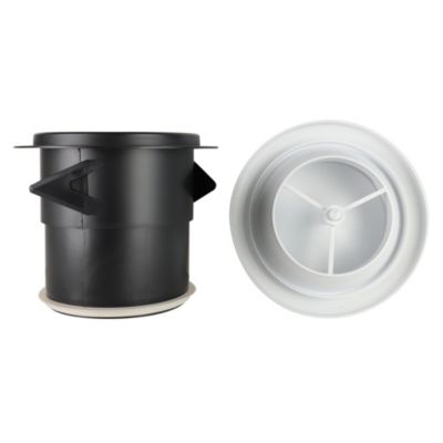 Bouche d'extraction ø100mm blanche Autogyre