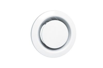 Bouche d'extraction et d'insufflation plastique rond réglable BER D100 P - UNELVENT - 853575