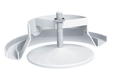 Bouche d'extraction et d'insufflation plastique rond réglable BER D100 P - UNELVENT - 853575