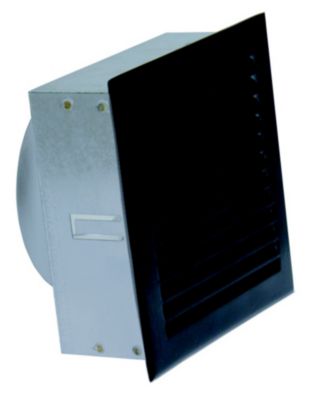 Bouche de soufflage d'air chaud noir 170 x 170 mm Autogyre